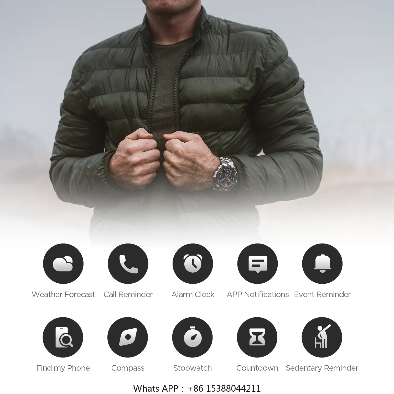 Восстановленная машина T-Rex Смарт-часы 5ATM Водонепроницаемые умные часы