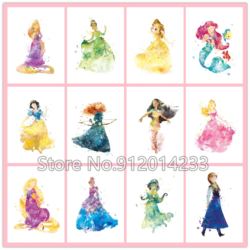 

DIY Disney Princess Diamond Painting The Little Mermaid Cartoon Mosaic Embroidery Kits Rhinestones Cross Stitch Kits Home Decor