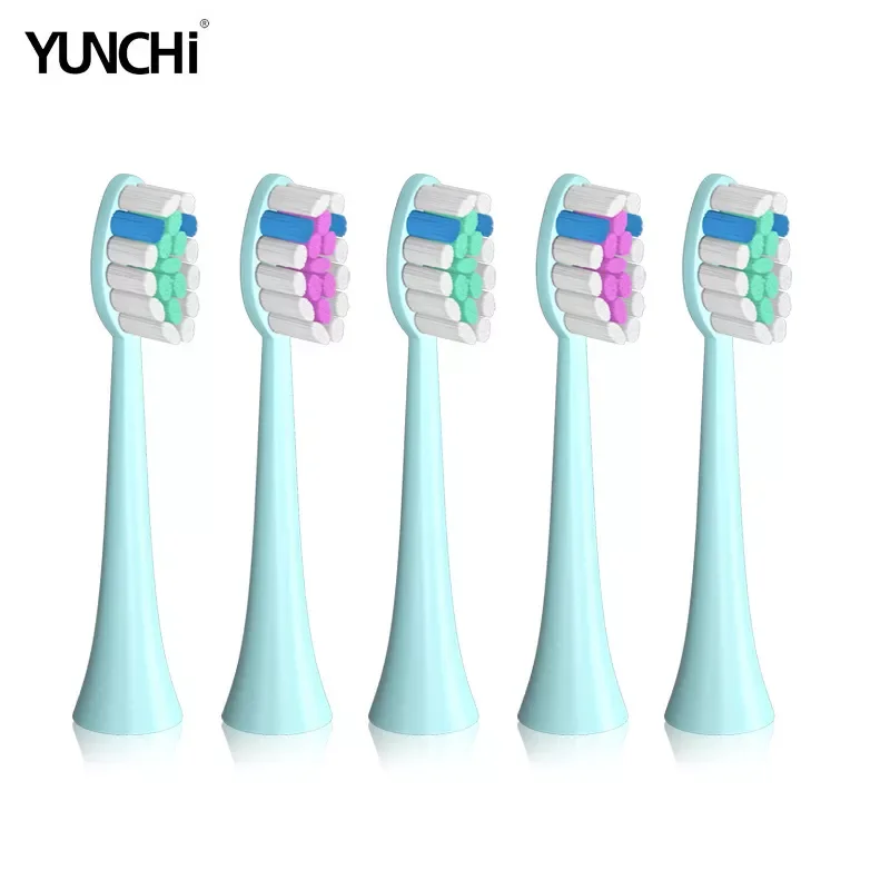 

Yunchi Replacement Brush Heads for Y7 Toothbrush Soft Dupont Bristle Toothbrush Brush Heads 5 Pcs