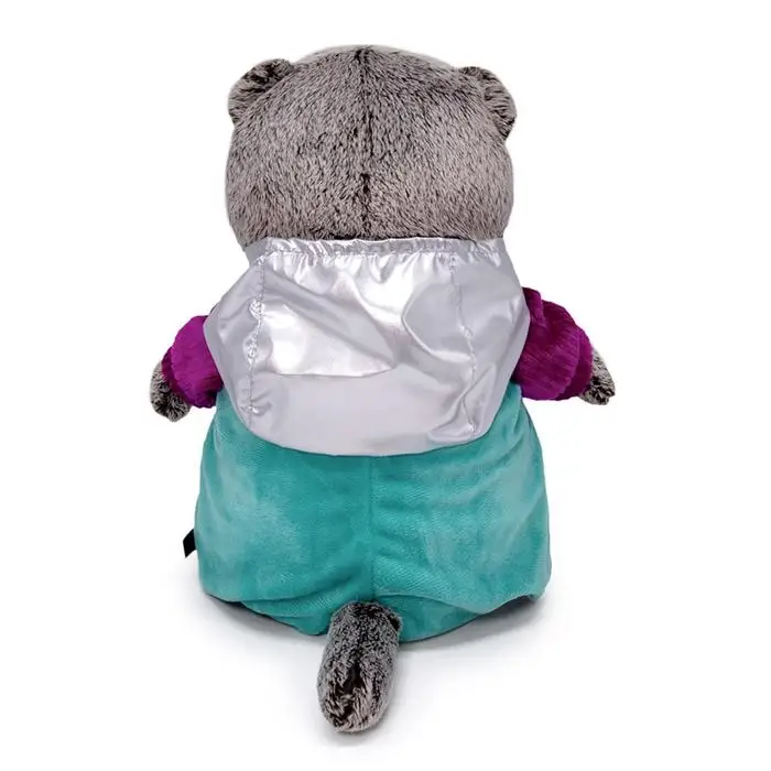 Мягкая игрушка Басик в комбинезоне Космос 19 см Мягкие игрушки по размерам От 5 до