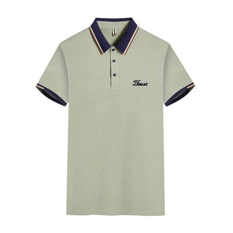 Embroidery Golf Clothing New Summer Golf Shirts for Men's Short-sleeved T-shirt Golf Polo Shirt Fashion Casual Golf Ball Jersey