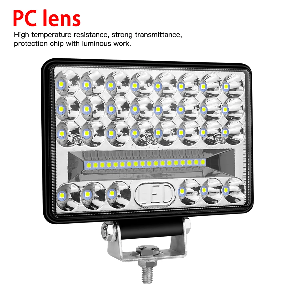 

144W 3030 48-LED Work Driving Light Car Truck Lamp 4WD Off-Road Large View 4x4 offroad accessories 6000K light led