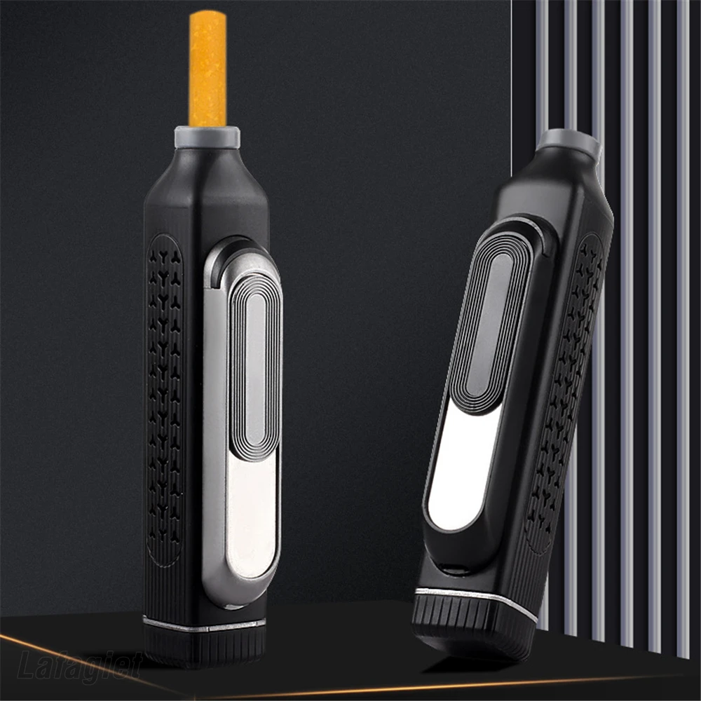2023 Dar Ashtray Portable Cigarette Holder Driving Game WorKing Smokeless Anti-Ash Fly Ashtray Lighter Nozzle