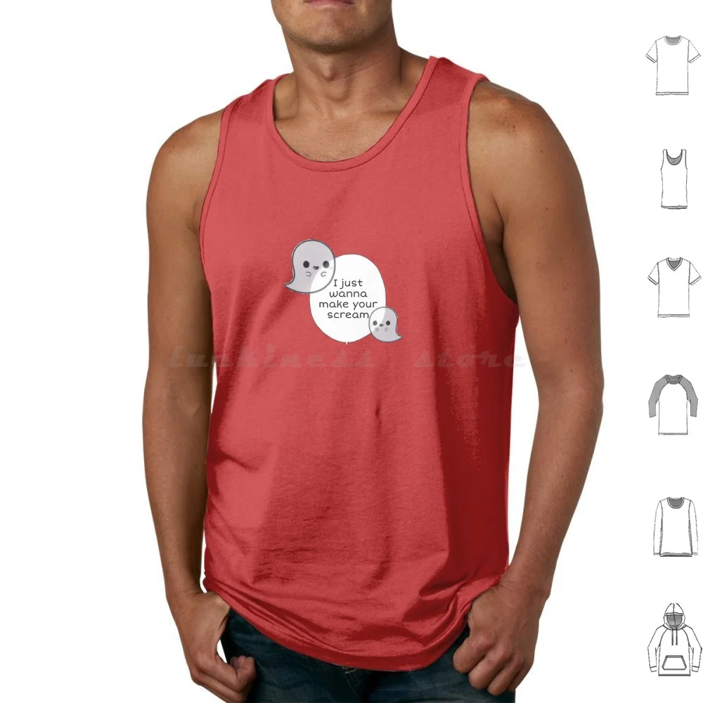

Dreamcatcher Scream Halloween Edition Tank Tops Print Cotton Dreamcatcher Scream Halloween Kpop