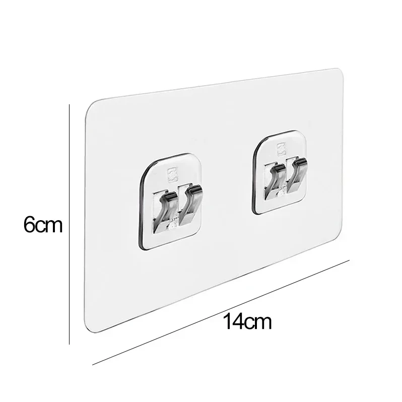 

Прозрачные самоклеящиеся крючки ABS 50 шт.