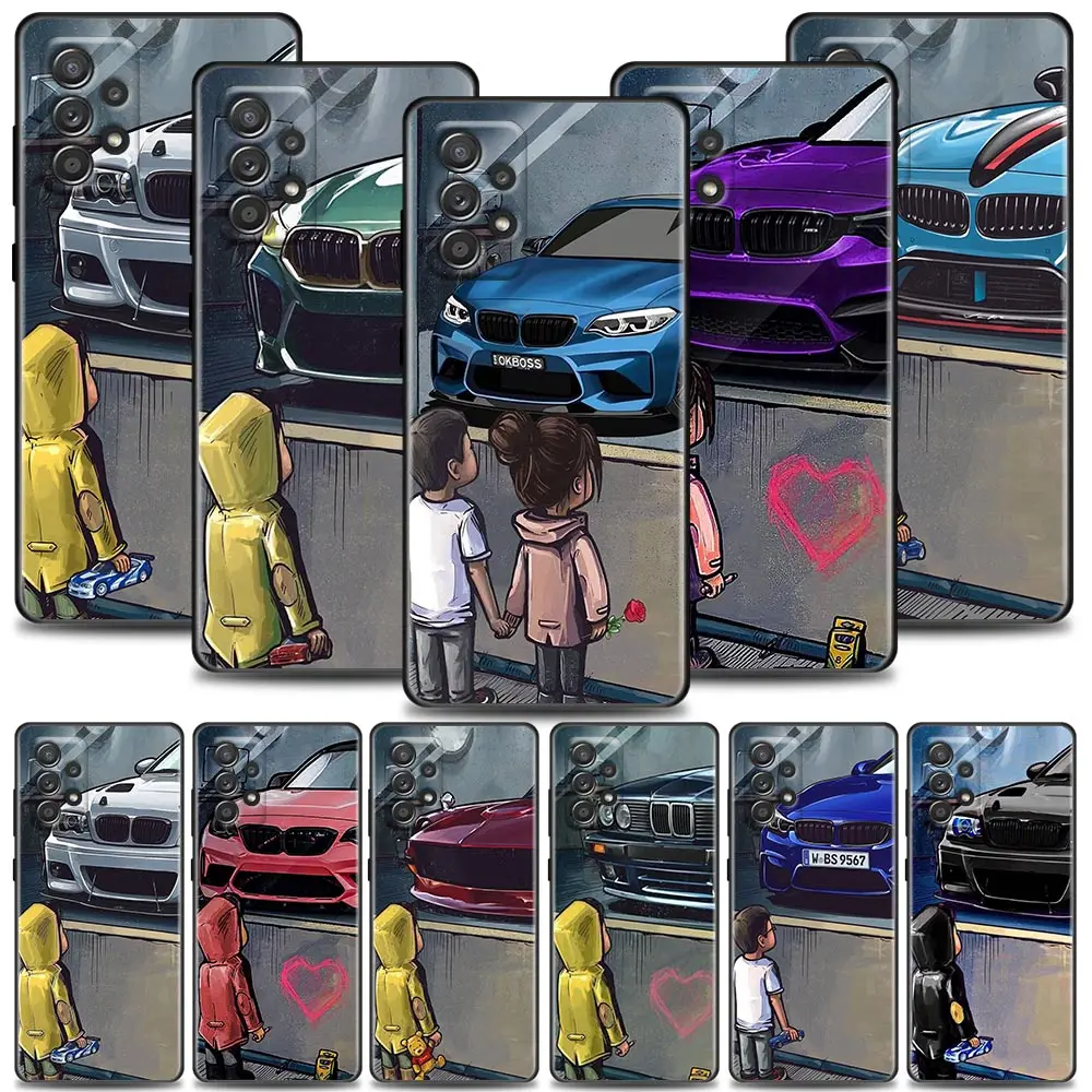 

Funda Case for Samsung A73 A53 A33 A23 A52 A72 A22 A32 A12 A42 A71 A51 A91 A41 A31 A21S 4G 5G Coque Boy See Sports Car Jdm Drift
