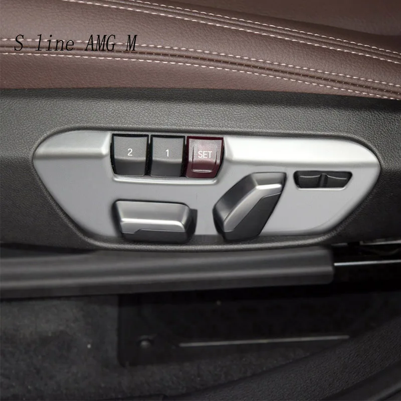 

Автомобильный Стайлинг, кнопка включения сиденья, панель регулировки, декоративная накладка, наклейки для BMW 1 серии F52 2016-2022, аксессуары для интерьера