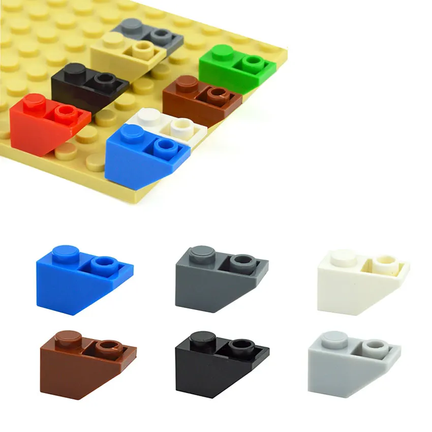 

Assembles Particles 3665 2x1 Slope Inverted 45 Anti-bevel Bricks Parts Compatible Educational Classic Brand Toys For Children