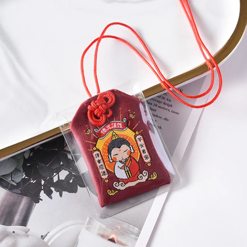 Японская красная сутекина Omamori 1 шт. Шарм пожеланий для успеха любви безопасности