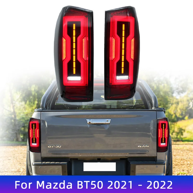 

Светодиодный задний светильник DRL светодиодный задний светильник в сборе для Mazda BT50 2021 2022 задний приводной светильник + тормоз + задний фонар...