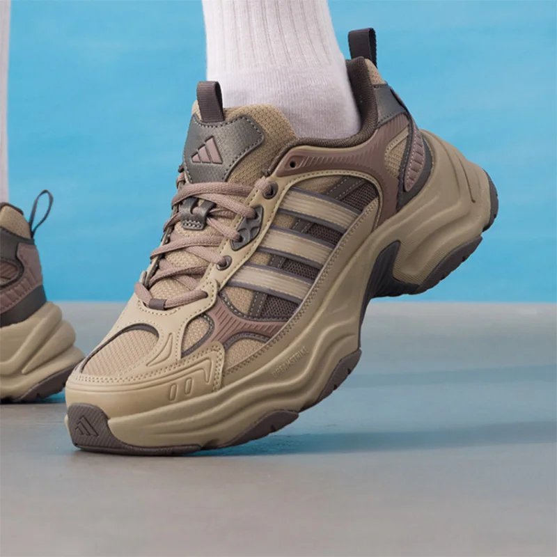Фото Кроссовки Adidas Khaki Retro Chunky Dad Sneakers Dreamstrike Cushion для ходьбы, мужские и женские, KI1866 №1