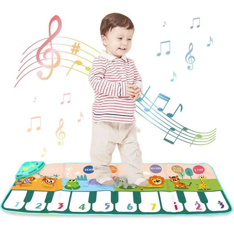 

Детские игрушки, детский коврик для танцев с клавиатурой и пианино, Обучающие Музыкальные Игрушки для раннего развития, подарок для девочек и мальчиков 12-36 месяцев