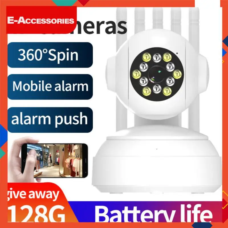 

Hd 3.6mm 390eye S Surveillance Camera Support 8-128g Rotating Camera Hd Wireless Surveillance Smart Home Cmos Sensor 720p