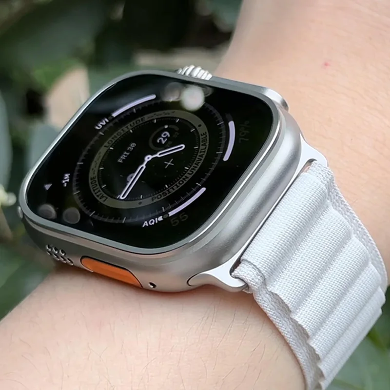 Watch Strap For apple Ultra 2 band 49mm 45mm 44mm 40mm 41mm 38 нейлоновый альпийский браслет iwatch series 6 7 8 9 se