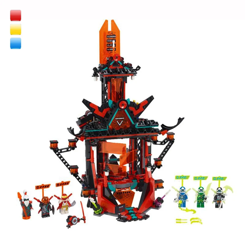 

Compatible 71712 Movie Empire Temple of Madness 844PCS Building Block Figreus Children Toys