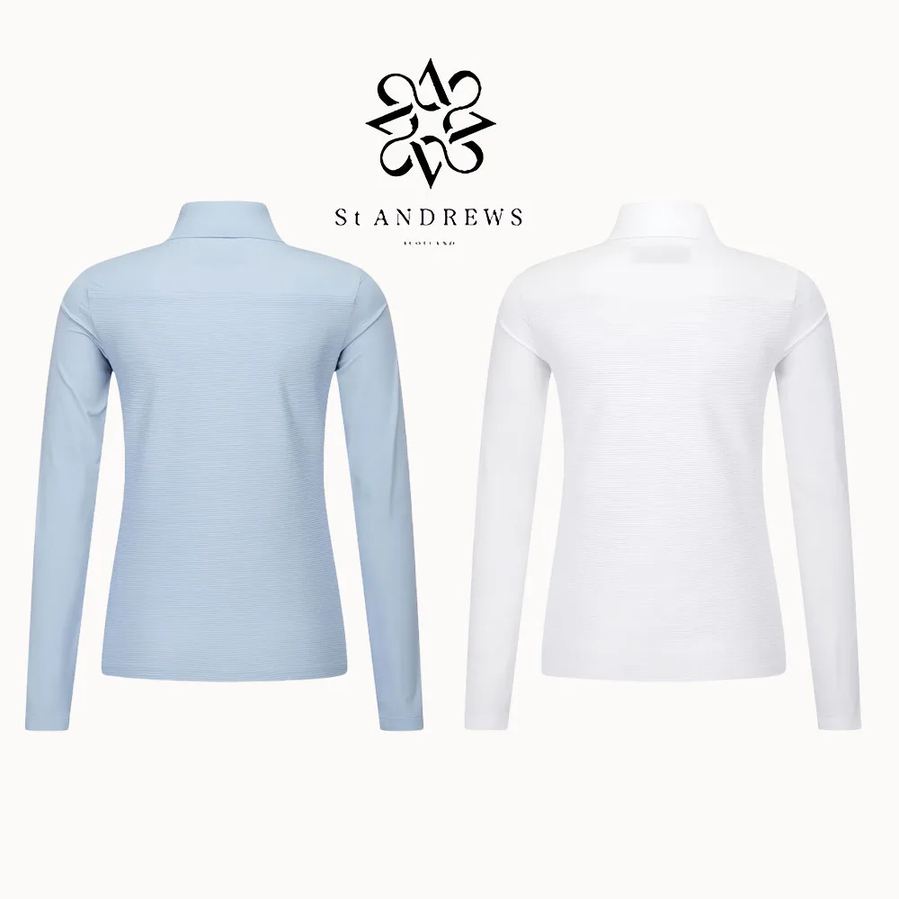ST ANDREWS 2024 осенняя новая женская одежда для гольфа облегающая дышащая