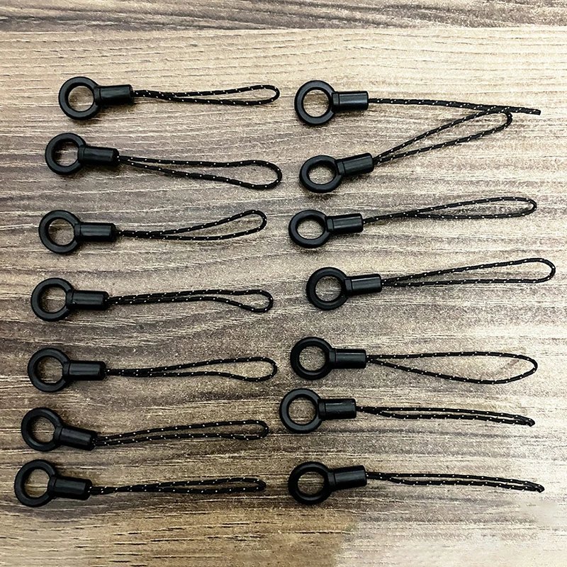 

10pcs Lanyard Rope Head Small Rope Head Small Black Rope Buckle DIY Mobile Phone Shell Accessories Mobile Phone Lanyard