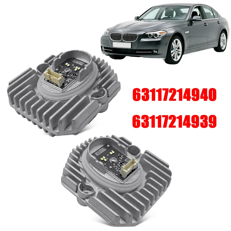 Фото Адаптивная светодиодная фара для BMW 5 серии G30 G31 G32 2017+ с диодным модулем Angel Eyes, артикулы 63117214940, 63117214939 (левая/правая) №1