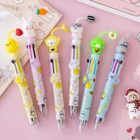 kawaii cute animal cartoon pendant ballpoint pens 8color school office supply stationery graffiti multicolor pen colorful refill