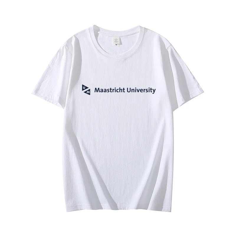 Мужские хлопковые футболки Maastricht University UM Memorial