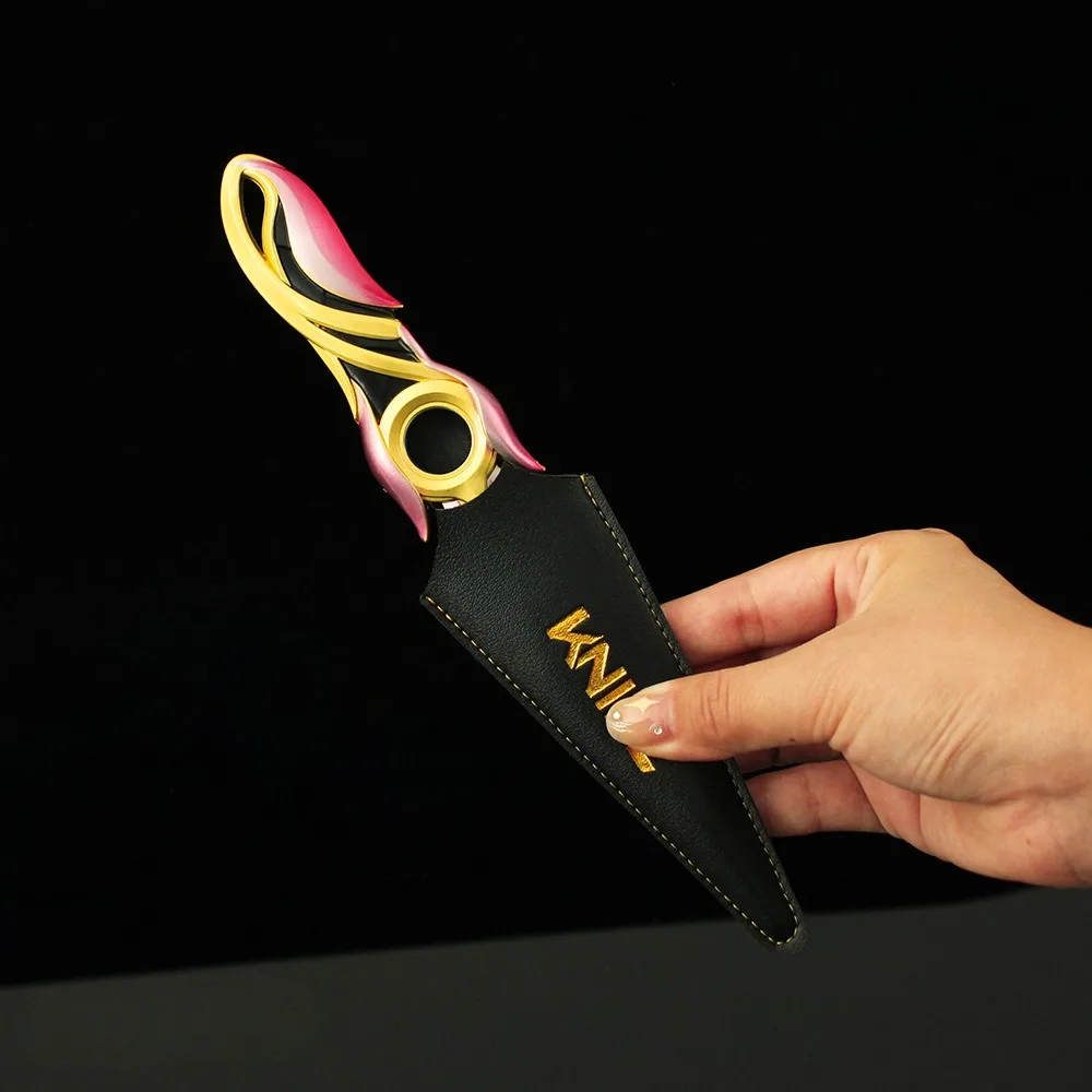 22 см доблестное оружие Mystbloom Kunai Ninja вращающееся металлическое для ближнего боя