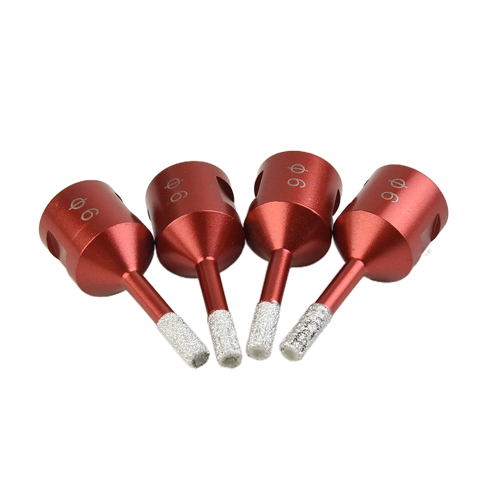 

6mm Reaming Drill Vacuum Brazing Drill Bits Dry M14 Ceramic Drill Glass Granite 4pcs High Quality Work Workman