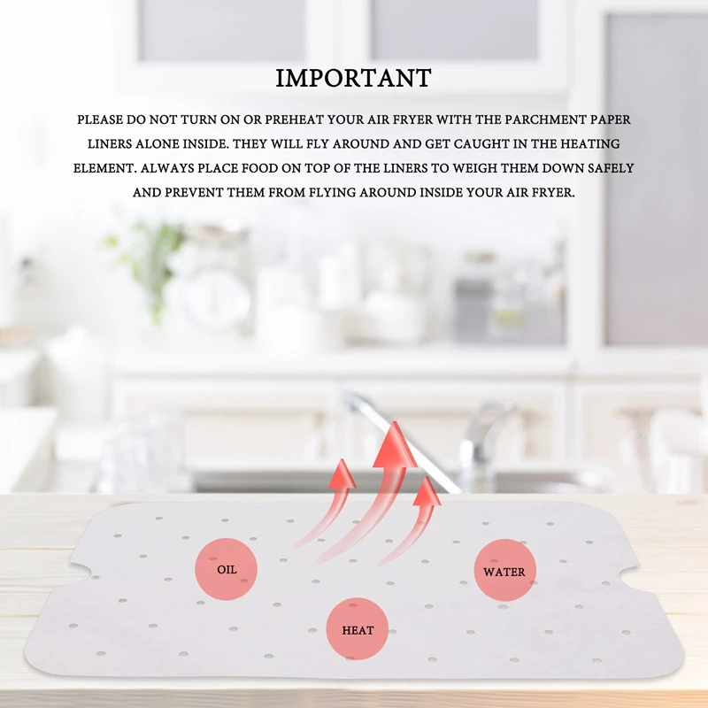 Фритюрница пергамент бумажные вкладыши для Ninja Foodi XL Smart FG551 6 в 1 Крытый гриль