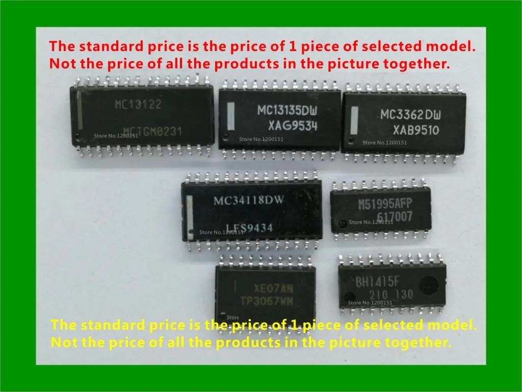 MC13122 MC13135DW mc136dw MC3362DW MC3363DW MC34118DW MC34018DW m51995 AFP TP3067WM BH1415F SOP