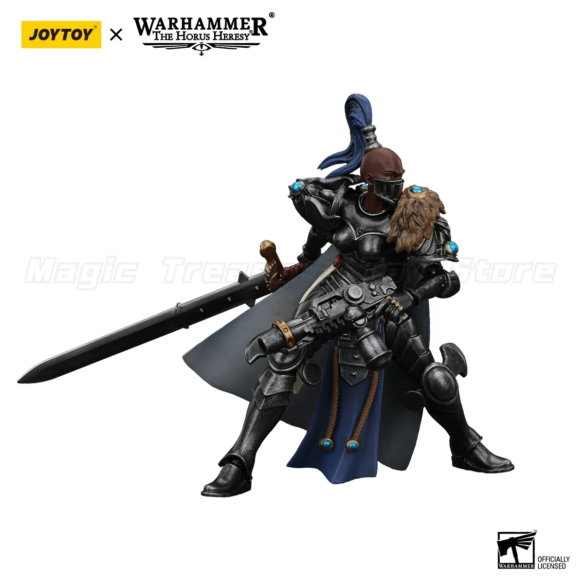 Фото 【MT】JOYTOY Warhammer 40K Sisters of Silence Knight-Commander Jenetia Krole Vigilator Squad, фигурка из ПВХ, масштаб 1/18 №3