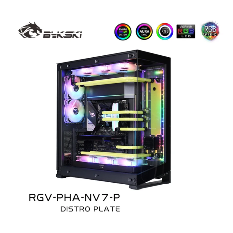 Solution For Phanteks Nv7 /kit For Cpu And Gpu Block /instead Reservoir