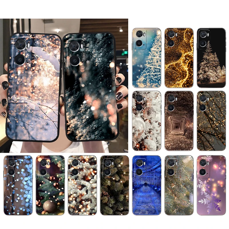 

Phone Case for OPPO A96 A91 A54 A74 A94 A53S A15 A16 A17 Reno 2 2Z Reno 6 7 8 Christmas Tree Light Case