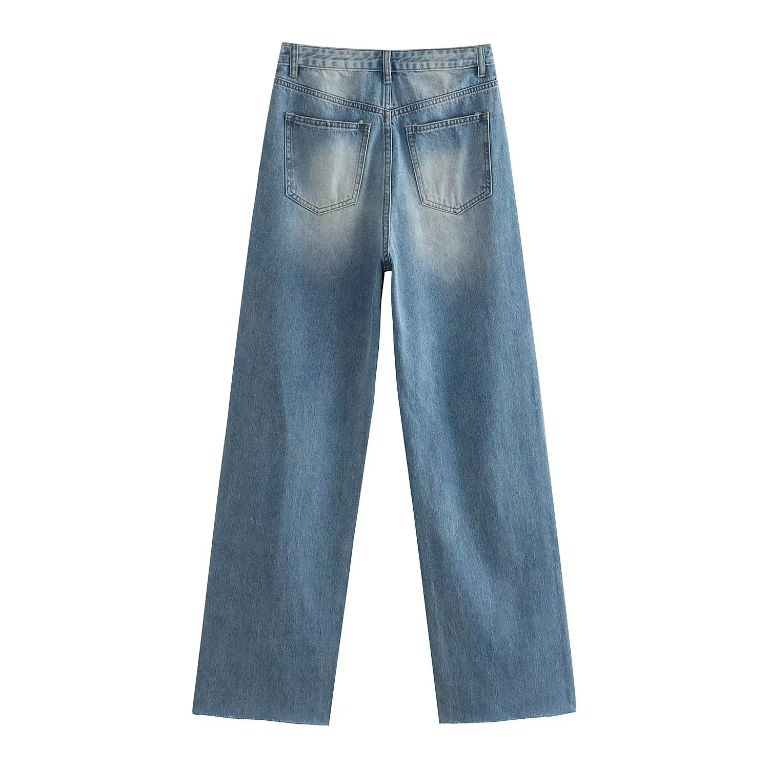 Jenny&Dave American Vintage Girls Harem Denim Pants Women Boyfriend Ripped Jeans Fashion Ladies High Street Loose Mom Jeans