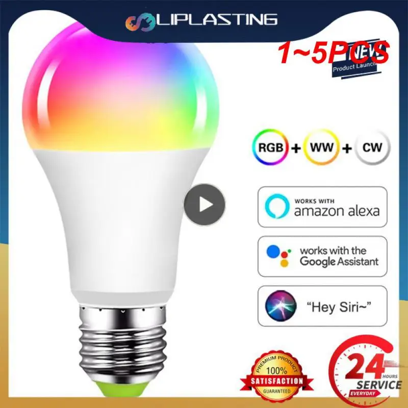 

Умная лампа E27 с поддержкой Wi-Fi, 1-5 шт.