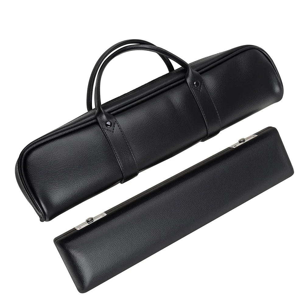 

1 Set Portable Flute Leather Bag Portable Flute Carrying Bag Flute Container