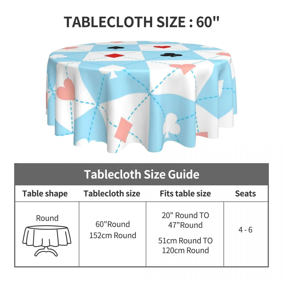 Женская скатерть в синюю и белую клетку свадебная из полиэстера современная