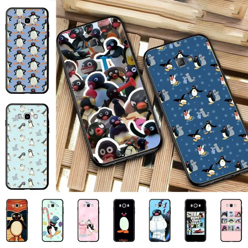 

Cartoon Pingu Penguin Phone Case for Samsung J 4 5 6 7 8 prime plus 2018 2017 2016 J7 core