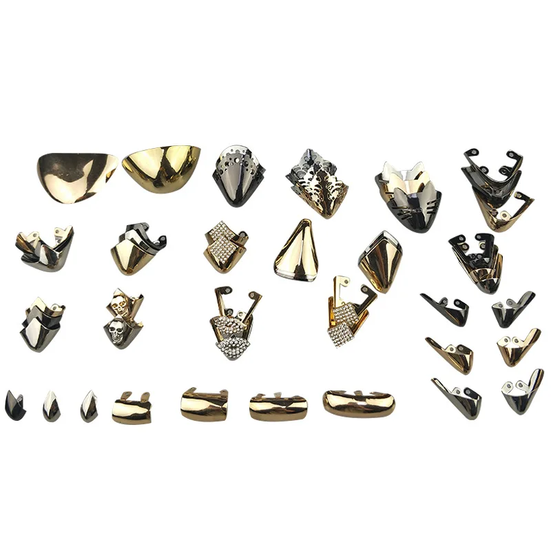 10 Pairs Pointed shoes hats Protective Cover High Heel Repair Accessories Kick-resistant Baotou Toe Cap Removable Metal Head