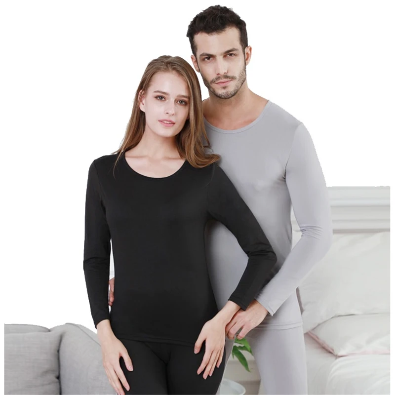 

Long Johns Men Thin Solid Color Basic Thermal Underwear Fitness Underpants and Undershirts Thermo Elastic Tight Sets