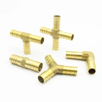 4mm 5mm 6mm 8mm 10mm 12mm 14mm 16mm 19mm 25mm hose barb brass barbed straight elbow tee y 2 3 4 way pipe fitting connector