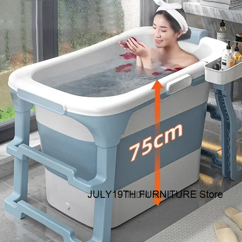 Большая комнатная ванна роскошная Мобильная пластиковая мини-ванна для взрослых