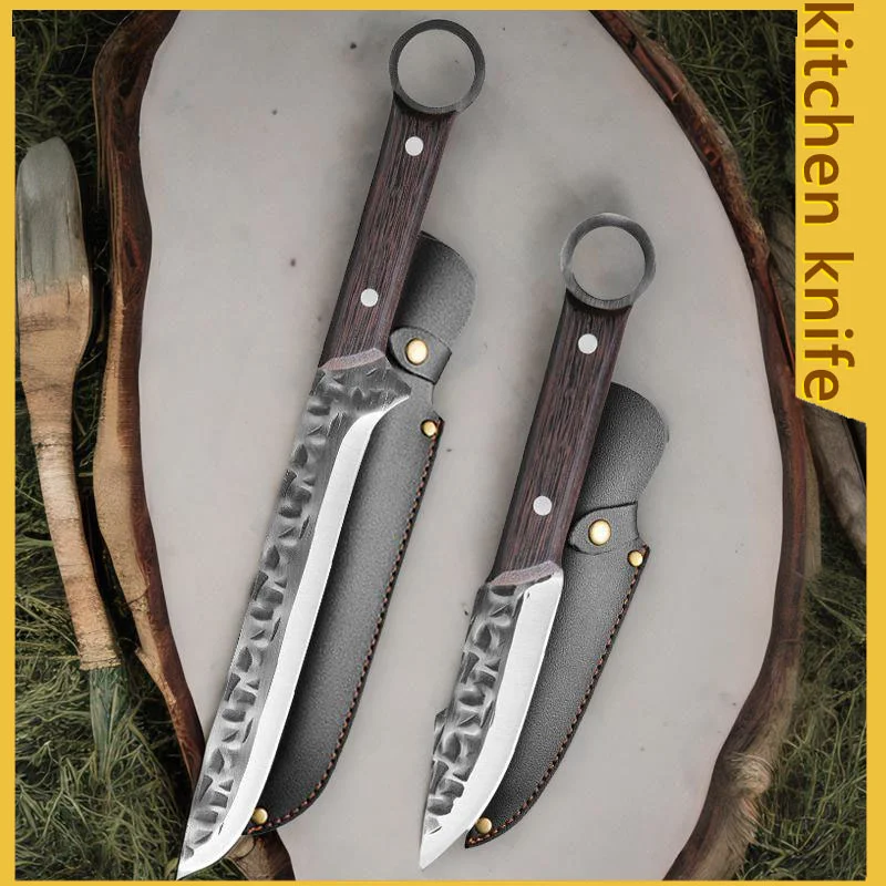 

Handmade Forged Boning Knife Knives Cooking Multifunction Outdoor Knife Camping Knife Hunting Sharp Knife Meat Cleaver Cutter