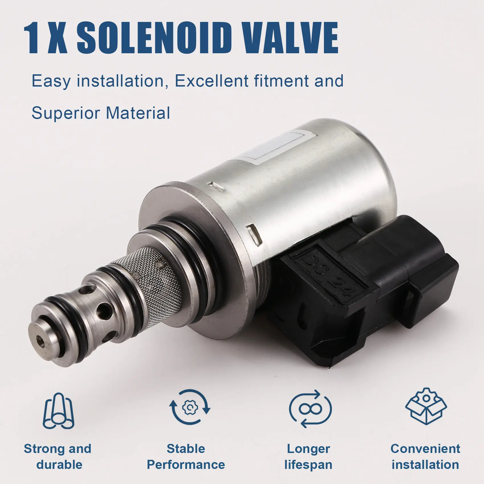 225-0300 Солонный клапан гидравлического насоса 2250300 Для Caterpillar CAT 924G 928G 930G 930H 950H 962H 966H