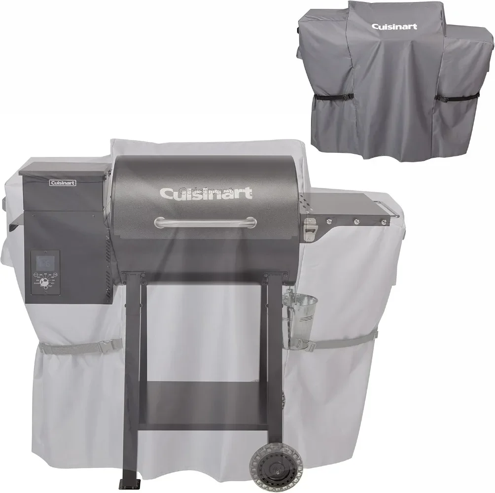 Портативный гриль и курильница на древесных гранул с цифровым контроллером 465 кв.