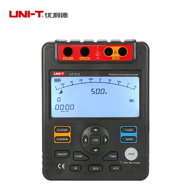 Распродажа скидка цифровой тестер сопротивления изоляции UNI-T UT513 измеритель
