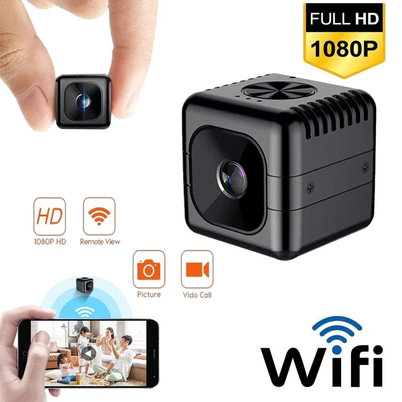 

D9 Full HD 1080P Mini Camera Wide Angle Wireless Super Long Standby WiFi ip Camcorder for Baby Home Security Video Recorder