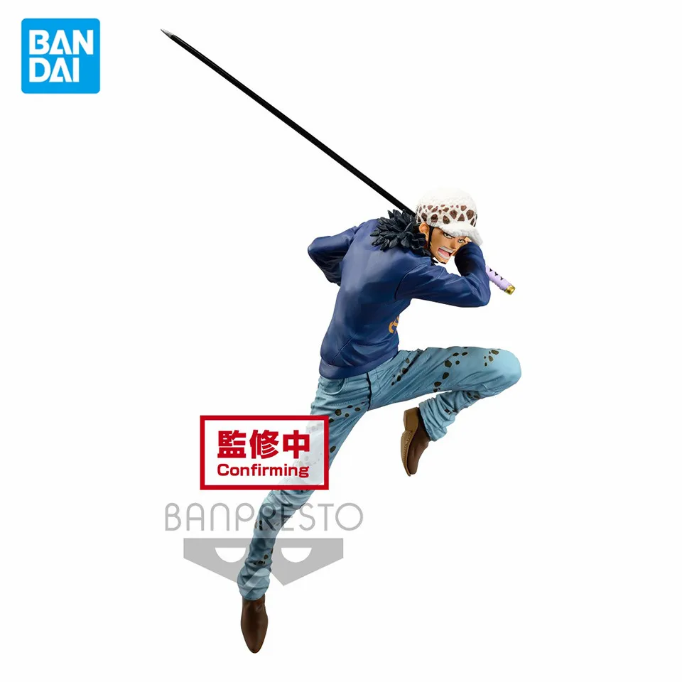 

Фигурки героев аниме MAXIMATIC 2 Trafalgar Law, Оригинальные фигурки из ПВХ, игрушки спустя два года, Bandai BANPRESTO, 19 см, модель