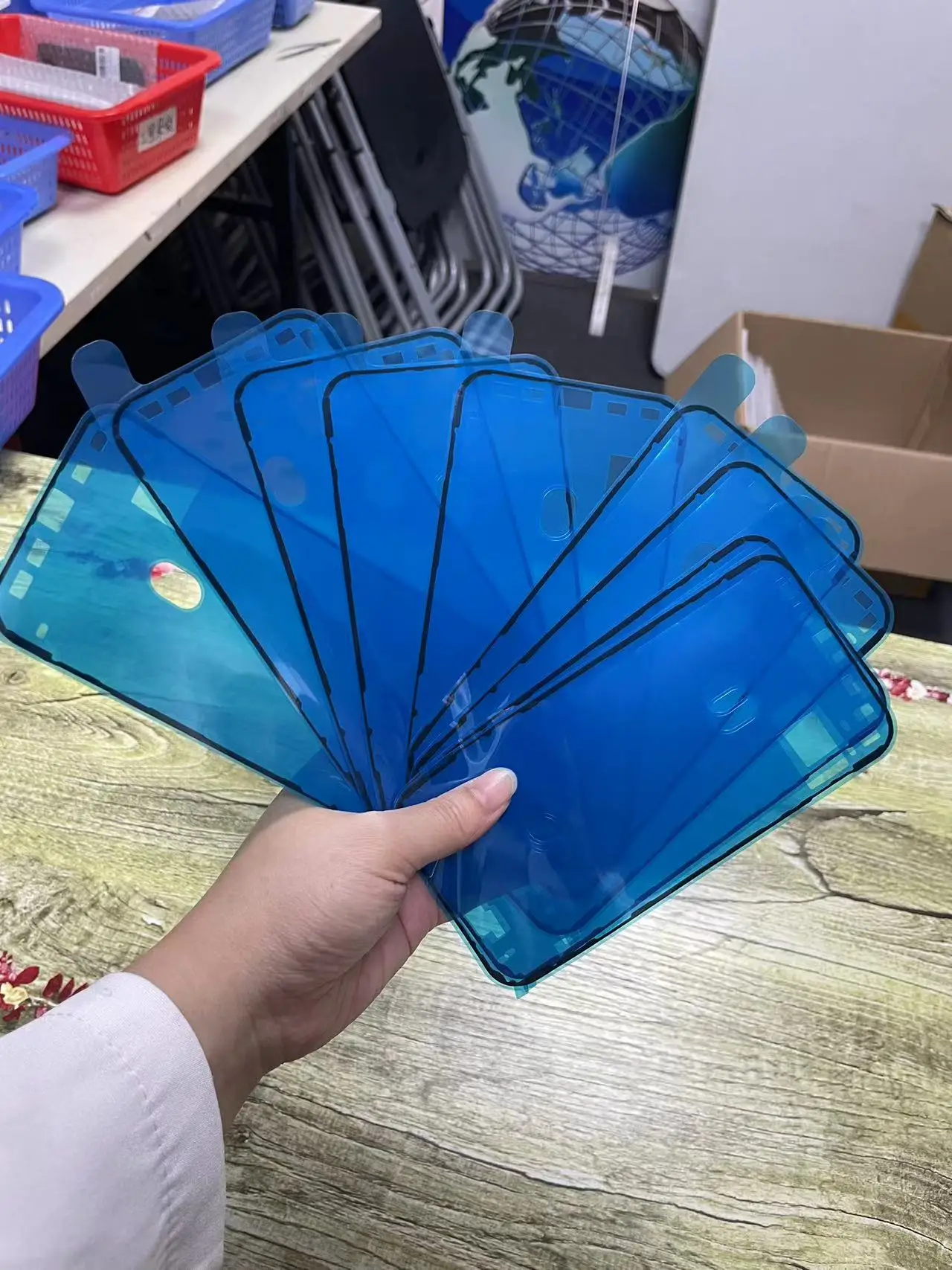 100pcs Waterproof 3M Adhesive for iPhone 6S 7 8 Plus X 8P XS Max XR 11 12 XSM Sticker LCD Screen Frame Tape Repair Parts