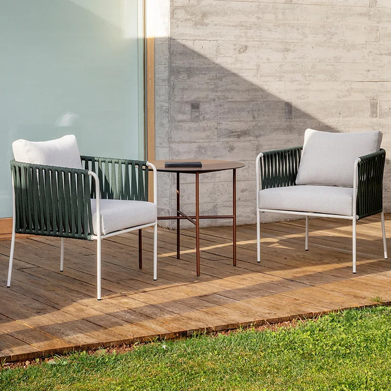 

Balcony small table and chair courtyard outdoor leisure open-air garden sun room outdoor rattan combination