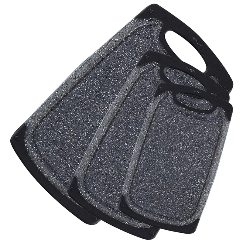 

Kitchen Cutting Board (Set Of 3),Chopping Boards Sets,Dishwasher Cutting Boards With Juice Grooves & Carrying Handle