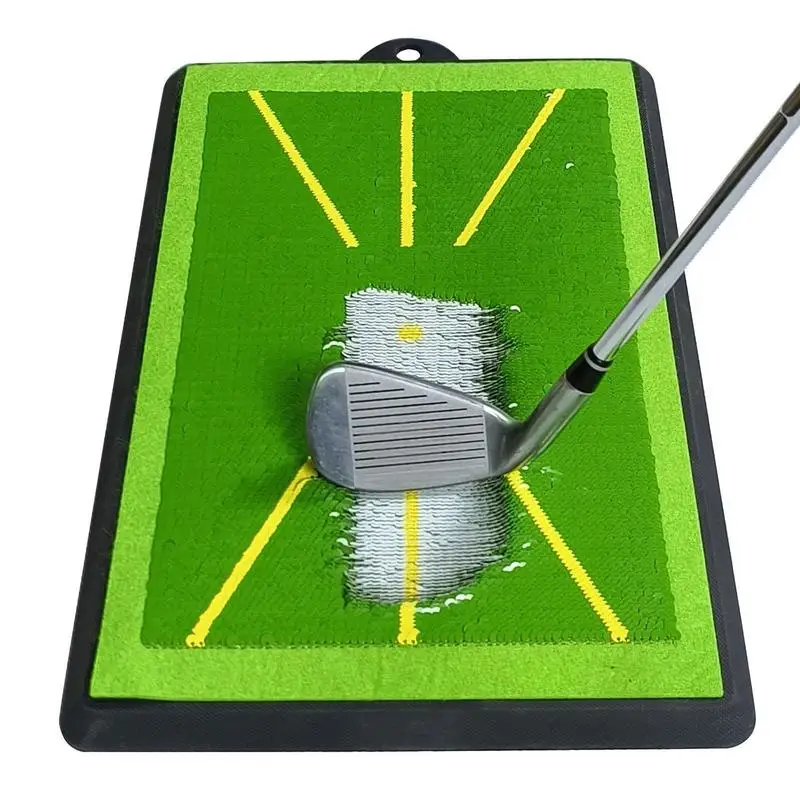 

Коврик резиновый для тренировок по гольфу, нескользящий мягкий легкий мат для игры в гольф, для полей, садов, офисов, парков